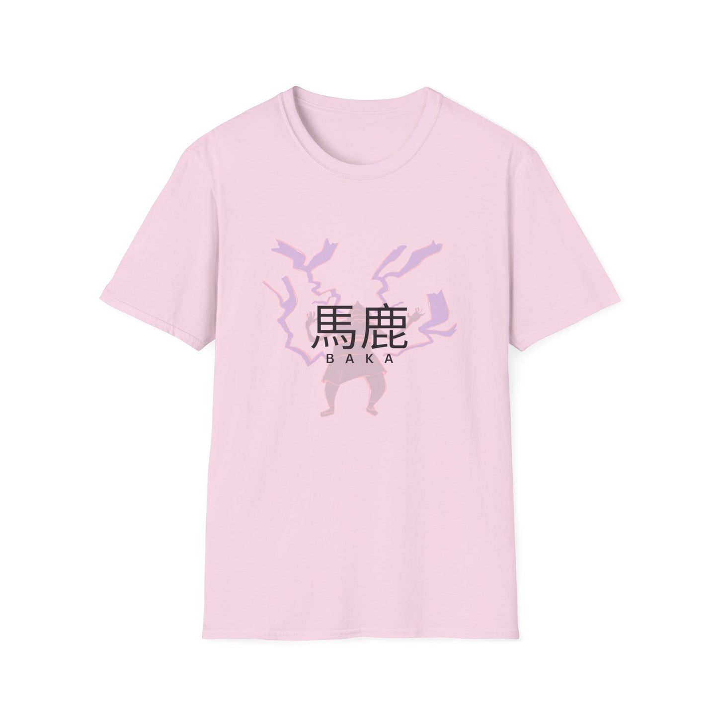 BAKA Graphic Unisex T-Shirt – Anime Streetwear with Lightning Detail