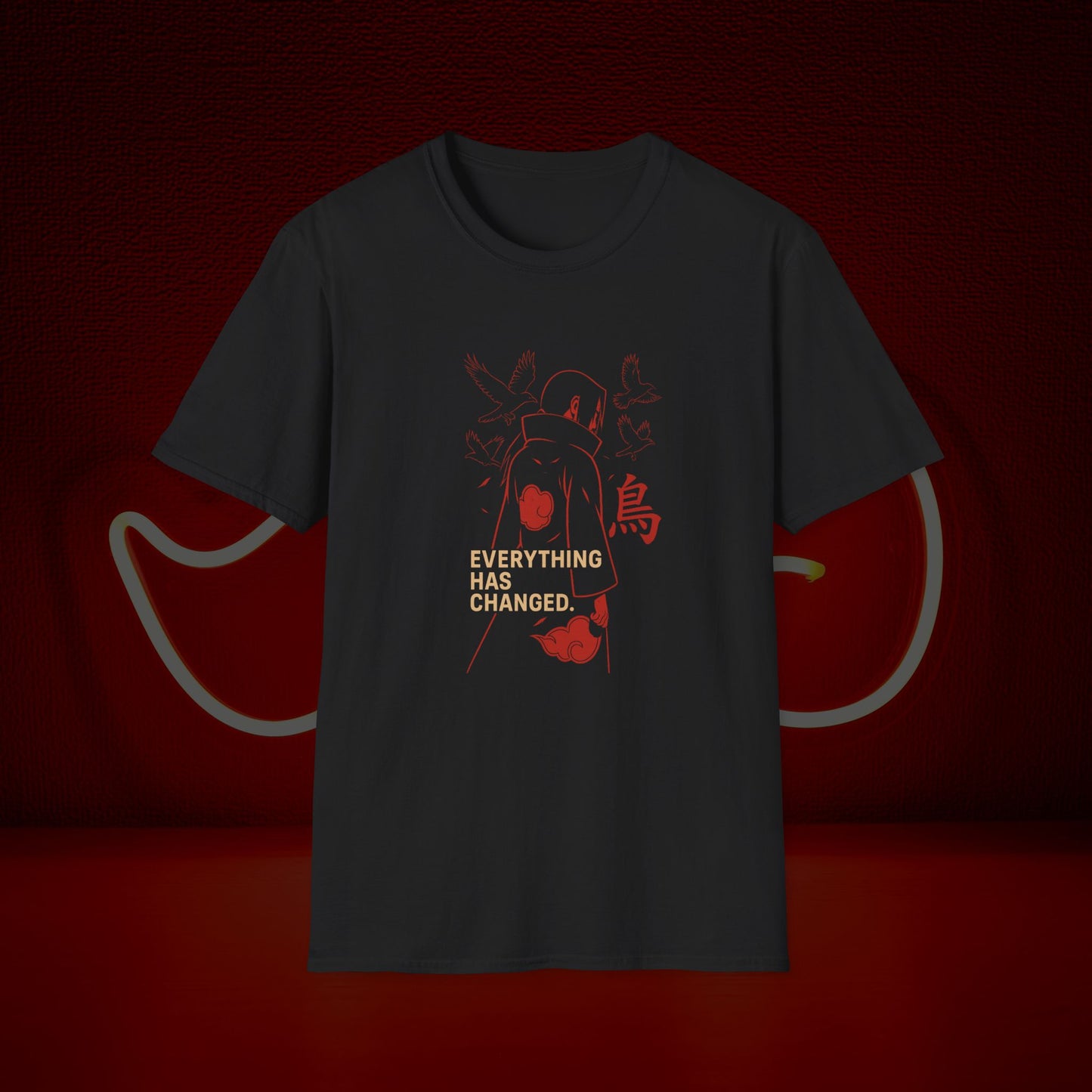 Akatsuki Itachi Uchiha design - "Everything has changed" - Unisex T-Shirt