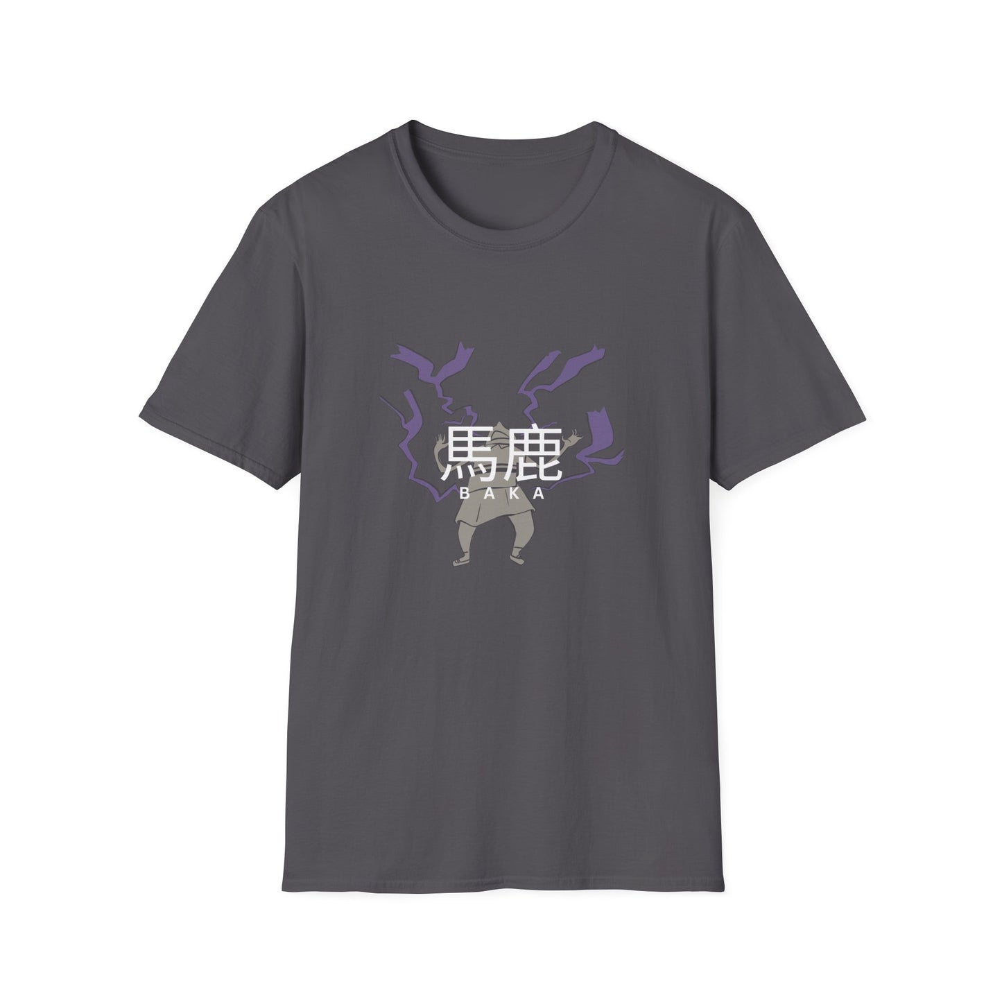 BAKA Graphic Unisex T-Shirt – Anime Streetwear with Lightning Detail