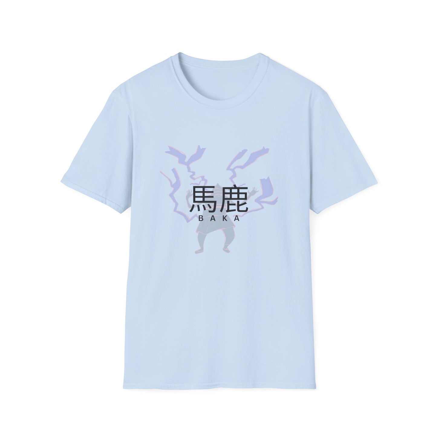 BAKA Graphic Unisex T-Shirt – Anime Streetwear with Lightning Detail